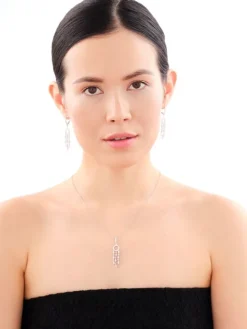 Zawieszka srebrna z cyrkoniami