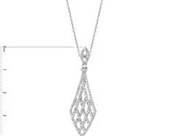 Zawieszka srebrna z cyrkoniami