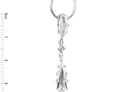 Zawieszka srebrna z cyrkoniami