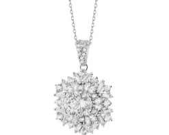 Zawieszka srebrna z cyrkoniami