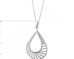 Zawieszka srebrna z cyrkoniami