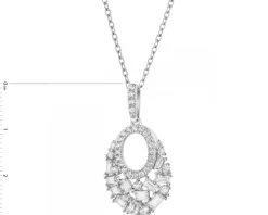 Zawieszka srebrna z cyrkoniami