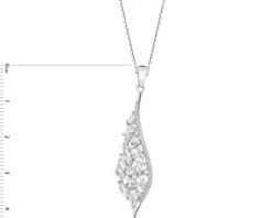 Zawieszka srebrna z cyrkoniami