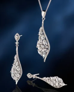 Zawieszka srebrna z cyrkoniami