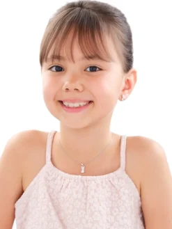 Zawieszka srebrna z cyrkoniami - kot