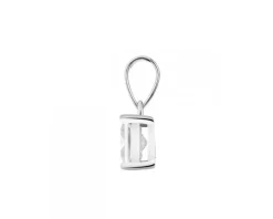 Zawieszka srebrna z cyrkoniami - kwadrat