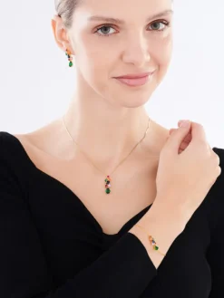 Zawieszka srebrna z cyrkoniami