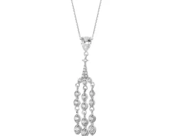 Zawieszka srebrna z cyrkoniami