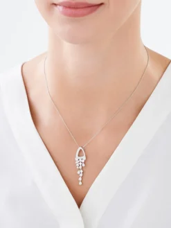 Zawieszka srebrna z cyrkoniami