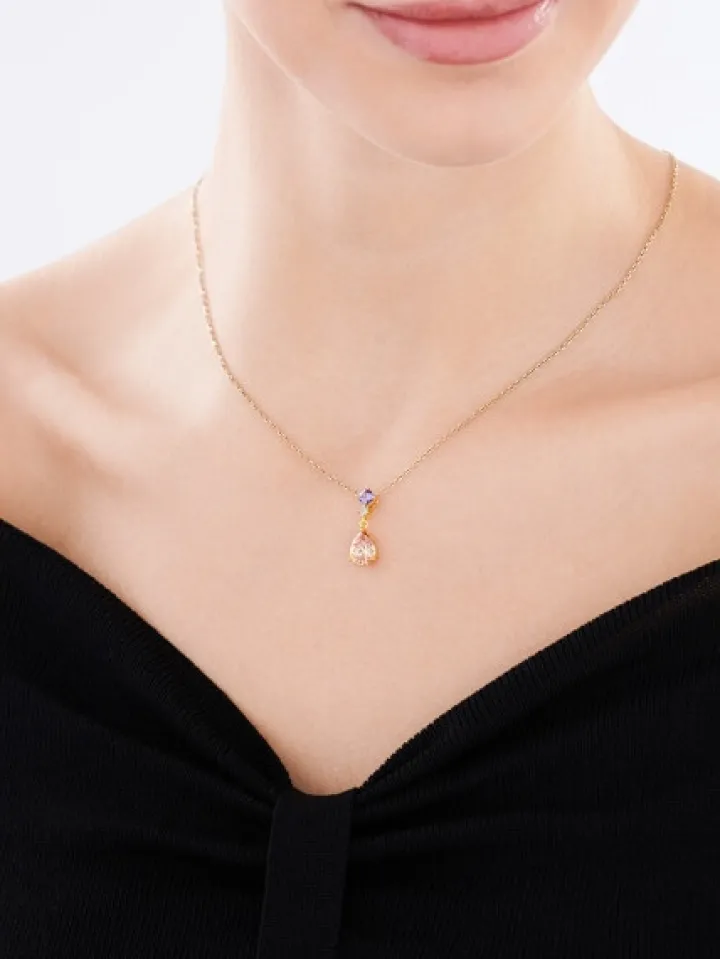 Zawieszka srebrna z cyrkoniami i spinelem