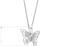 Zawieszka srebrna z cyrkoniami