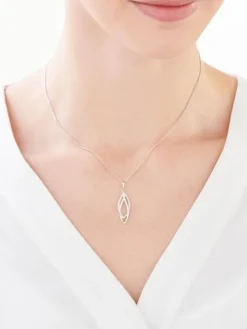 Zawieszka srebrna z cyrkonami