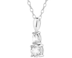 Zawieszka srebrna z cyrkoniami