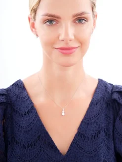 Zawieszka srebrna z cyrkoniami