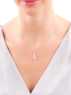 Zawieszka srebrna z cyrkoniami