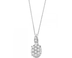 Zawieszka srebrna z cyrkoniami