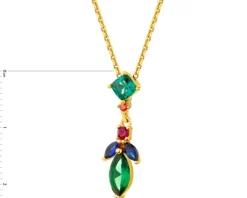 Zawieszka srebrna z cyrkoniami