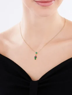 Zawieszka srebrna z cyrkoniami