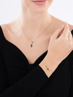 Zawieszka srebrna z cyrkoniami