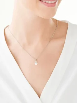 Zawieszka srebrna z cyrkoniami