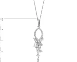 Zawieszka srebrna z cyrkonami