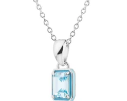 Zawieszka srebrna z cyrkonią i emalią