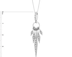 Zawieszka srebrna z cyrkoniami