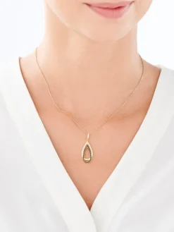 Zawieszka srebrna z cyrkoniami