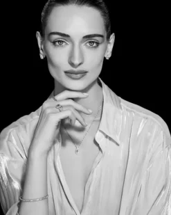 Zawieszka z białego złota z diamentami - SI1/H - 1,15 ct - próba 750