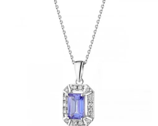 Zawieszka z białego złota z brylantami - 2,21 ct - próba 750