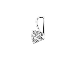 Zawieszka z białego złota z brylantami - 0,25 ct - próba 750