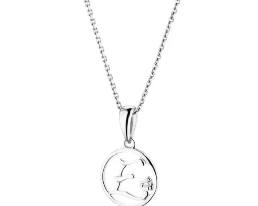 Zawieszka z białego złota z brylantami - 0,25 ct - próba 585