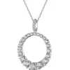 Zawieszka z białego złota z brylantami - 0,85 ct - próba 585