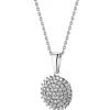 Zawieszka z białego złota z brylantami - 0,32 ct - próba 585