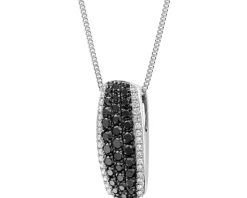 Zawieszka z białego złota z brylantami - 0,66 ct - próba 585