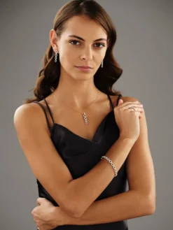 Zawieszka z żółtego złota z brylantami - 0,75 ct - próba 585