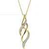 Zawieszka z żółtego złota z diamentami - 0,07 ct - próba 585