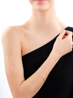 Złota bransoletka - bismark