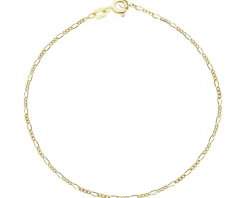 Złota bransoletka - figaro