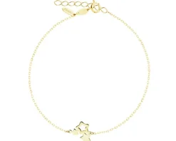 Złota bransoletka - gwiazdy