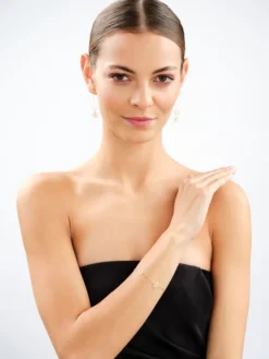 Złota bransoletka - gwiazdy