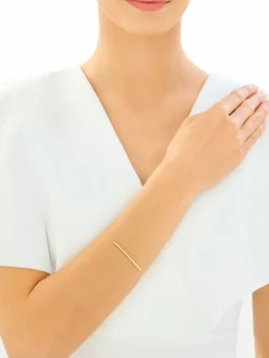 Złota bransoletka - kulki