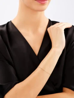 Złota bransoletka - kulki