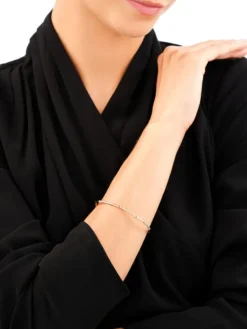 Złota bransoletka - kulki