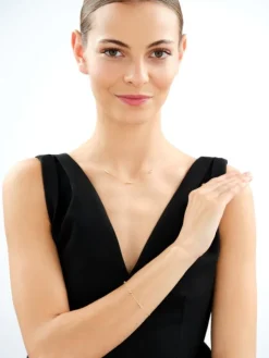 Złota bransoletka - kulki