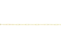 Złota bransoletka - paper clip