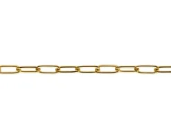 Złota bransoletka - paper clip