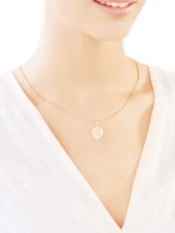 Złota zawieszka - aniołek