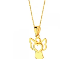 Złota zawieszka - aniołek