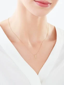 Złota zawieszka - łapka